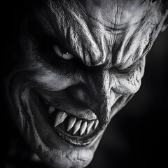A scary smile