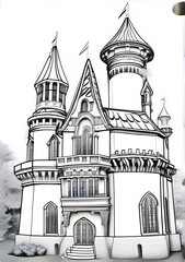 vector illustration of church