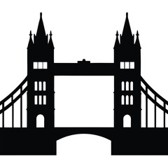 tower bridge in london with its iconic suspension