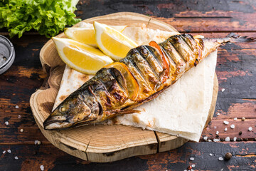 grilled mackerel