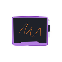 bluetooth digital handwriting pad cartoon vector illustration