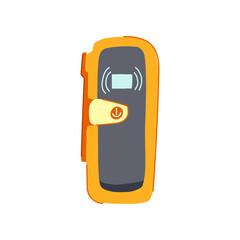 geolocation gps beacon cartoon vector illustration