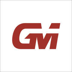 GM letter logo vector GM initials logo designs