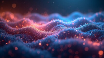 The Dance Glowing Particles of An Abstract Energy Flow