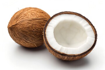 Fresh Organic Coconut Tropical Fruit, Healthy and Delicious, coconut, tropical, fruit, healthy, food, styling, visual, resolution, picture, stock, wellness, shadow, vitamin, juicy, shot, tone, refresh