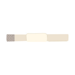 threshold medical wristband cartoon vector illustration