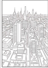sketch of city