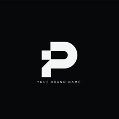 Creative P Letter Logo Design