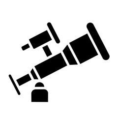 Telescope vector icon design 