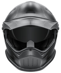 Black retro helmet