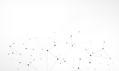 Molecular structure and genetic engineering, molecules DNA, neural network, scientific research. Abstract background for innovation technology, science, healthcare, and medicine