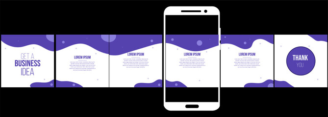 LinkedIn carousel post editable business social media Instagram carousel post template.Editable Instagram Carousel Post Layout Set, Social Media Marketing microblog template design, tips & tricks link © Sonia