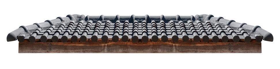 Black chinese style roof © Ratchapon