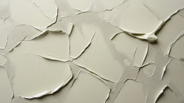 Textured light beige paint application.