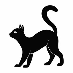 black cat silhouette