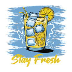 Summer Drink Vector T Shirt Design