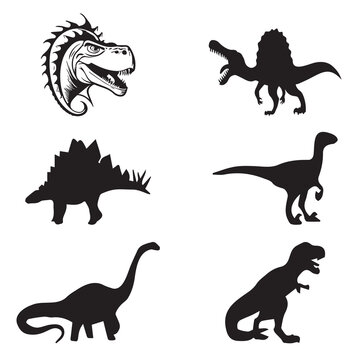 dengerous dinosaur vector photo