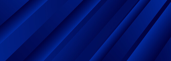 Dark blue cobalt classic luxury background with grey shadow diagonal stripes. Light elegant dynamic abstract BG. Trendy geometric neumorphism. 3d modern sale backdrop. Amazing deluxe business template