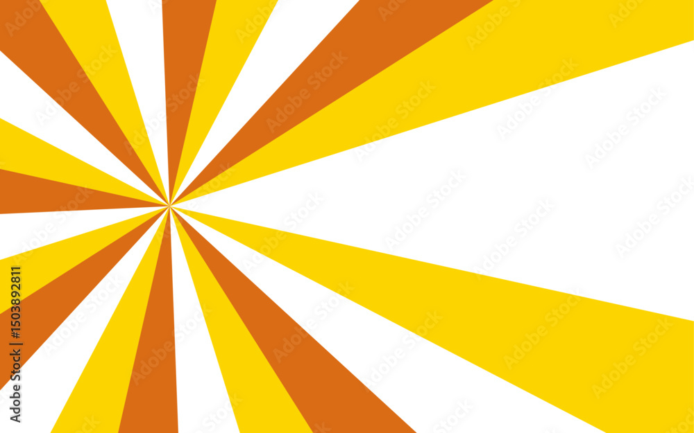 Aufkleber abstract bold, energetic abstract background with a radial burst pattern. thick, wavy yellow rays wi