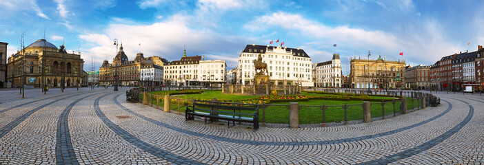 Kongens Nytorv - King's New Square - is a public square in Copenhagen Denmark