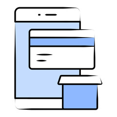 Logistics And Delivery Colored Outline Icons