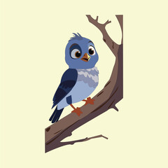 free image of Bird  cartoon animal