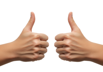 Two Thumbs Up A Symbol of Approval and Positive Feedback