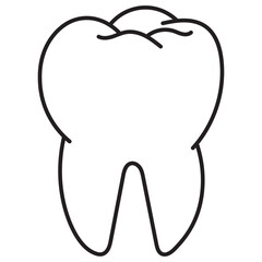 clean tooth icon vector set collection for web