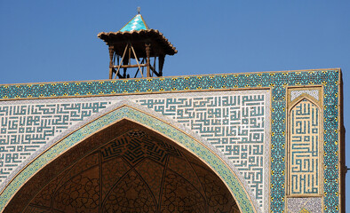 Located in Iran's Isfahan province, Jameh Mosque was built in the 9th century.