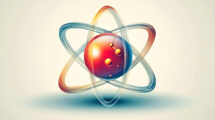 Abstract molecular structure background with glowing atoms and connecting lines, futuristic design for medical, biotechnology, chemistry, or scientific research themes
