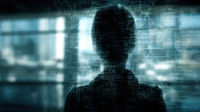 A person engaging in an ai-refined fib projection tier display concept for innovative data visualization techniques