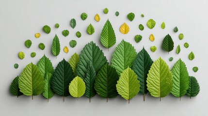 Business sustainability icon concept featuring a green bar chart illustrating growth and environmental responsibility