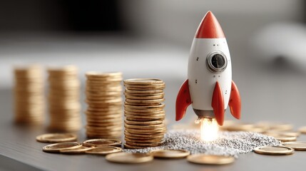 Venture capital opportunity icon concept for early-stage business development and investment strategies in startups