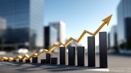 Wealth compounding strategies icon concept for maximizing long-term returns in investment and financial planning