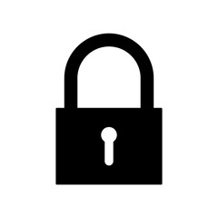 padlock icon with transparent background