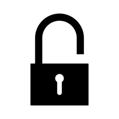 padlock icon with transparent background