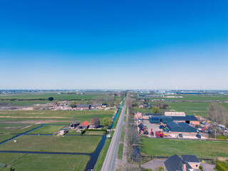 Middelweg as the base of the newly built village of Cortelande in the Zuidplaspolder