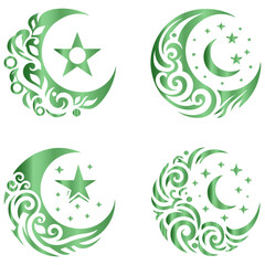 Lush greenery intertwined with fashionable ornamental expressions