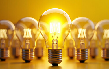 Bright idea: a light bulb in the spotlight