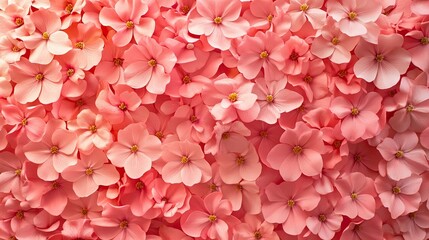 Pink gradient background with pink flowers