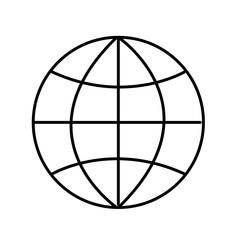 Web Icon, Line Art Web Icon, Go To Website, Internet Icon, Global Search, Flat Web Icon, Transparent Background, Line Art Icon, Web Navigation Symbol, Internet Access Icon, Simple Flat Design, Vector 