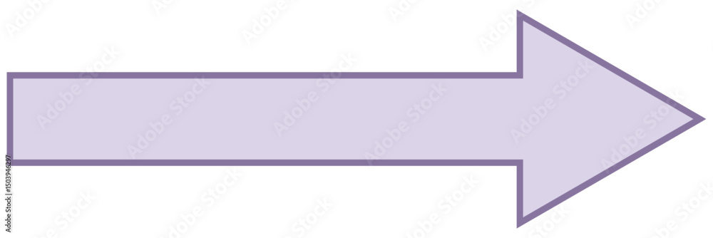 Poster long arrow vector. long arrow icon. vector of trendy long arrow pointing right in flat style. horizo