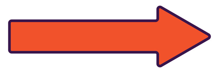 Long arrow vector. Long arrow icon. Vector of trendy long arrow pointing right in flat style. Horizontal long arrow. large size black arrow icon. Long arrow icon pointing to right side. 