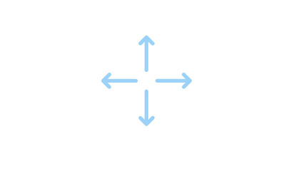 blue arrow icon