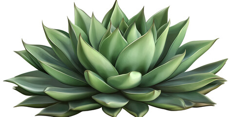 Fototapeta premium Agave plant, isolated on a transparent background.