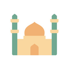 Elegant Mosque with Minarets