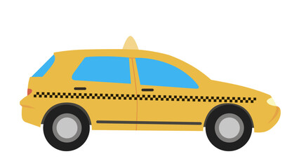 yellow taxi car