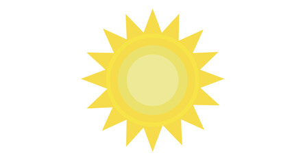 sun icon vector illustration