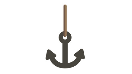 vector illustration of a fishing hook
