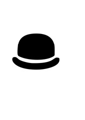 black hat isolated on white